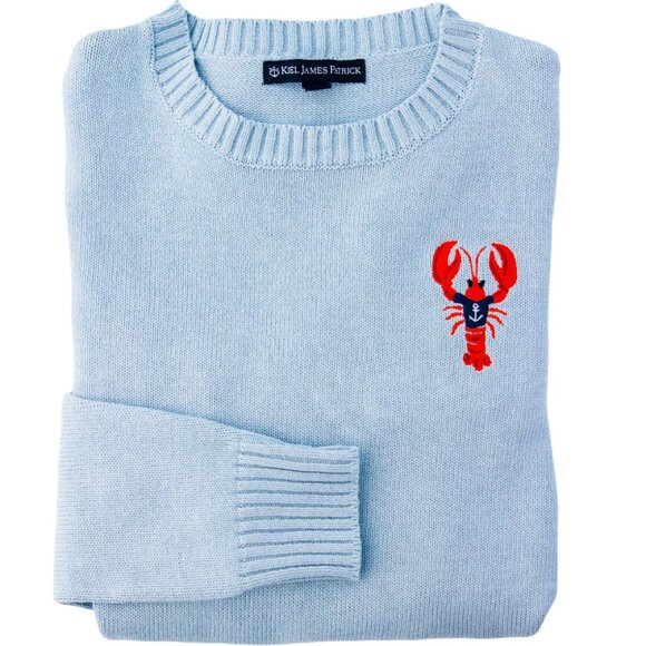 Kiel James Patrick Sweaters - Kiel James Patrick KJP Nautical Lobster Embroidered Sweater NWT Small NO MONOGRA